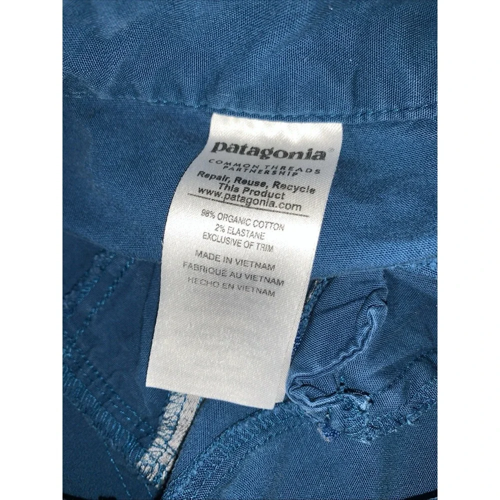 PATAGONIA Women's Venga Rock Pants 8 Blue Climbing Hiking Gorpcore 83085‎ Cargo